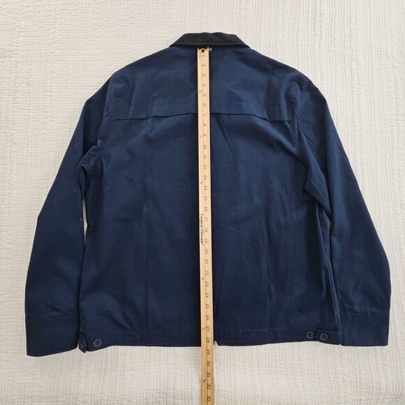 Five Four Barn Jacket Men's XL Navy Corduroy Collar Full Zip EUC Utility Chore - Picture 14 of 14